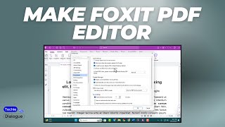 How to Make Foxit PDF Editor [upl. by Steady]