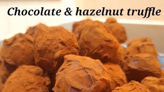 Belgian chocolate amp hazelnut truffles recipe  YES YOU CAN [upl. by Pennington6]