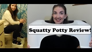 The Squatty Potty  Does it help with IBS My First Impression Review [upl. by Anawik]