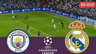 Manchester City vs Real Madrid EN VIVO UEFA Champions League 2324 Partido completo  Videojuegos [upl. by Enomsed335]