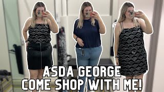 Come Shop With Me Asda George Plus Size Haul  Changing Room Try On [upl. by Aynwat484]