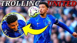 Sancho LOVES Chelsea And MOCKS Man United  Highlights [upl. by Varuag767]