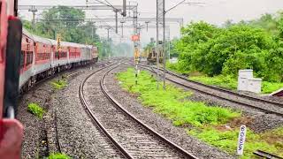 ERS NZM SF EXPRESS MEETS ALAPPUZHA EXECUTIVE AT KUTTIPURAM STATION 🍃⛈️😍 [upl. by Ecinehs]