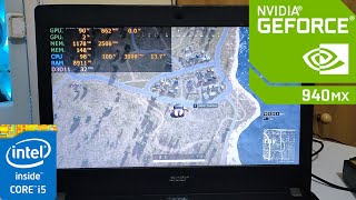 Geforce 940MX PUBG [upl. by Aicrag]