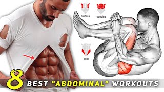 8 Super Effective Abdominal Exercises  Abs amp Core Workouts [upl. by Niajneb745]