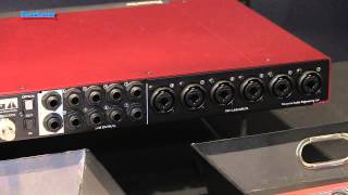 Focusrite Scarlett 18i20 USB Audio Interface Overview  Sweetwater at Winter NAMM 2013 [upl. by Yorgen]