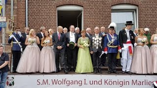 Die große sonntags Parade auf dem Schützenfest in Kapellen 2016 [upl. by Perrie64]