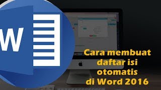 Cara membuat daftar isi otomatis di Word 2016 Terbaru [upl. by Modie]