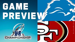 Detroit Lions vs San Francisco 49ers  2023 NFC Championship Game Preview [upl. by Danby]