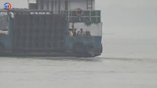 Daulatdia ferry crossing on the DaulatdiaPaturia routeM H Media [upl. by Volin]