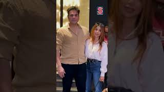 Arbaaz Khan Poses With Wife Sshura For Paps In The City  Salman Khans Brother Arbaaz Khan  N18S [upl. by Nilok]