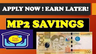 HOW TO APPLY FOR MP2 SAVINGS OF PAGIBIG THRU ONLINE [upl. by Norton]