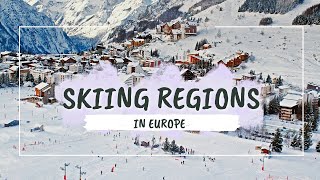 Top 5 Skiing Regions in Europe in 2024  Best Ski Trip Destinations [upl. by Wachter]