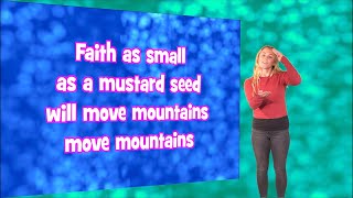 Faith as small as a mustard seed Lyric Video with actions Doug HorleyDuggie Dug Dug Official Video [upl. by Terle153]