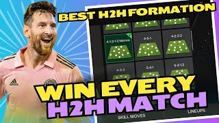 Best formation for H2H in ea fc mobile ✅ How to win every game in H2H💯 [upl. by Blaise191]