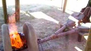 Celtic Iron Age Blacksmithing Demo 2008 2 [upl. by Lemmor]