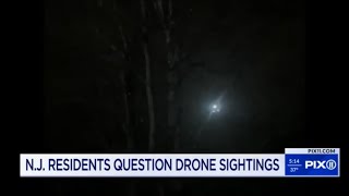 Mysterious drones spotted in NJ [upl. by Sivrep]