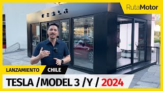 Tesla en Latinoamérica  Estreno oficial de la marca en Chile con sus integrantes Model 3 y Model Y [upl. by Kristan]