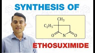 SYNTHESIS OF ETHOSUXIMIDE  MEDICINAL CHEMISTRY  GPAT2020  BPHARM4TH SEM [upl. by Naeerb768]