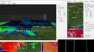 Allendale Sc pre Tornado massive supercell Anvil 452022 est 345pm [upl. by Eidnalem]