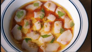 Recipe Rockfish Crudo with Japanese Flavors [upl. by Duff741]