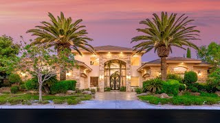 26 Million Dollar ResortStyle Luxury Home in Las Vegas Nevada  3040 American River Lane [upl. by Nosilla]