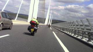 Riding the Millau Viaduct [upl. by Nilak341]