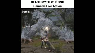 Game vs Live Action Black Myth Wukong [upl. by Ainevul841]