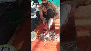 Amazing qatla fish cutting skills  shorts video [upl. by Nnairret712]