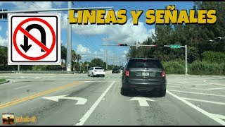 APRENDER A CONDUCIR UN CARRO CON LINEAS Y SEÑALES DE TRANSITO [upl. by Fulbert]