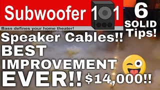 WOW 14000 Speaker Cables 6 SOLID Tips [upl. by Fortin]