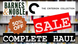 CRITERION COLLECTION complete HAUL  50 OFF SALE at Barnes amp Noble [upl. by Aicercul]