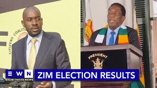 Zimbabwes Nelson Chamisa rejects sham election result following Mnangagwa reelection [upl. by Choo]