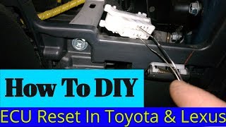 How To Reprogram an ECU  Immobilizer In A Toyota or Lexus [upl. by Anirazc66]