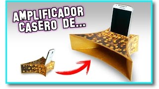 CÓMO HACER UN AMPLIFICADOR CASERO PARA CELULAR  Pablo Inventos [upl. by Annoyk69]