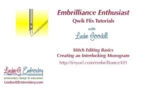 How to Customize a Monogram in Embrilliance Enthusiast [upl. by Animsay674]