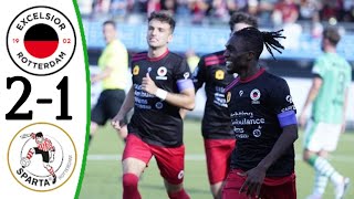 Excelsior vs Sparta Rotterdam 21 Troy Parrott Goal  All Goals and Extended Highlights [upl. by Adekam]