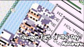 Missingno  Pokemon Fact of The Day [upl. by Hnoj]