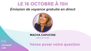 Live Voyance avec Macha Capucine [upl. by Olson]