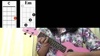 baby please don’t go ukulele tutorial [upl. by Stepha]