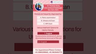 Diagnosis and various treatment options for uterine fibroids doctor health heavyperiods [upl. by Onin548]