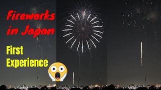 Experiencing First Fireworks in Japan  HANABI [upl. by Htebyram322]