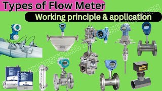 Types of flow meter amp working principle transmitter flowmeter instrumentation electrical [upl. by Bradley]