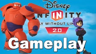 Baymax amp Hiro VorstellungGameplay in Toy Box  Disney Infinity 20 [upl. by Airotnahs]