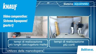 Knauf video comparativo le pareti esterne con il sistema Aquapanel parte 3 [upl. by Ynned]