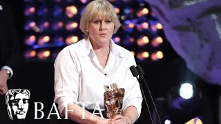 Sarah Lancashire wins Leading Actress for Happy Valley  BAFTA TV Awards 2017 [upl. by Devlin]