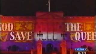 Golden Jubilee Beacon amp Light Show at Buckingham Palace [upl. by Dor]