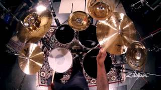 Zildjian Cymbal Stacking  10quot Spiral Stacker over a 10quot A Custom EFX [upl. by Dunlavy]