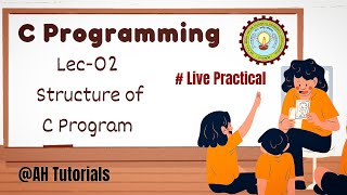 C Program Structure An Easiest Explanation AHTUTORIALS2024 [upl. by Ocicnarf]