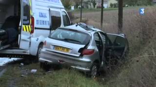 Accident mortel à Mensignac en Dordogne le 14 novembre [upl. by Mchugh]